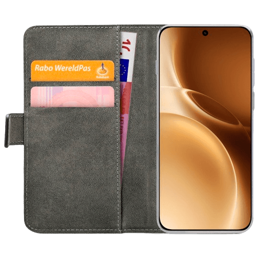 Mobilize PU-Couro Book Capa Preto vivo X300 Pro