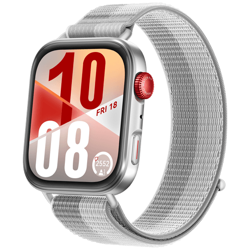 Huawei Watch Fit 4 Prata (Bracelete De Nylon Cinzenta)