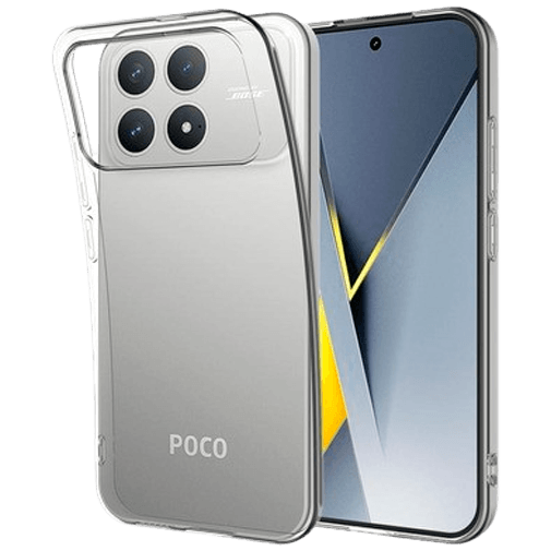 Just in Case TPU Back Cover Transparente POCO F8 Pro