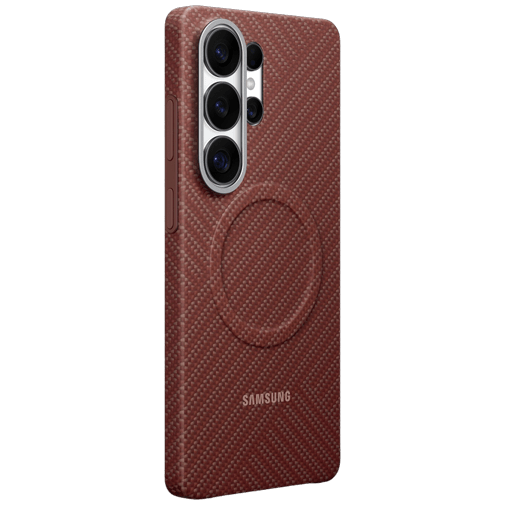 Samsung Carbon Back Cover Vermelho Magnético Samsung Galaxy S26 Ultra