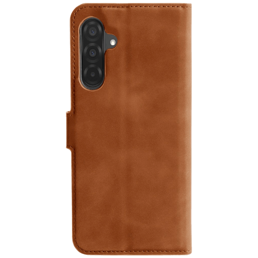 Just in Case PU-Couro Book Capa Castanho Samsung Galaxy A37 5G