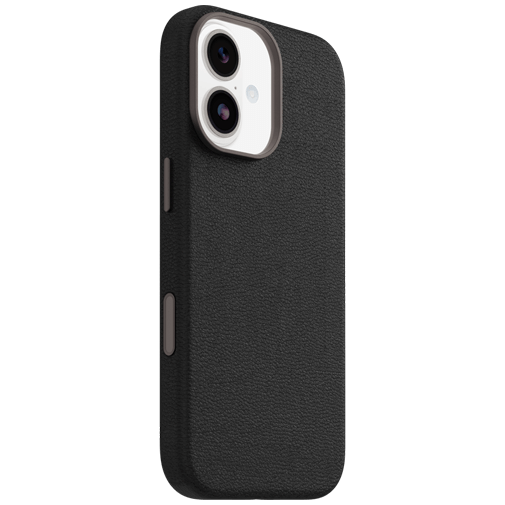 OtterBox Symmetry Cactus Leather Back Cover Preto Magnético Apple iPhone 17
