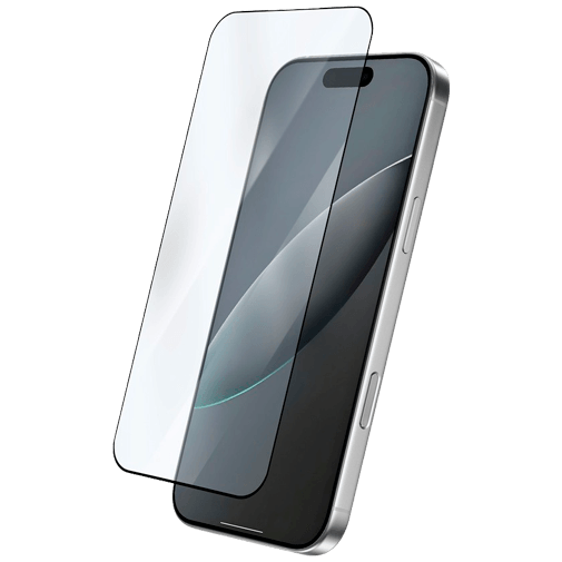 Just in Case Protector De Ecrã Transparente De Vidro Temperado com Estrutura De Montagem Apple iPhone 16 Pro Max/17 Pro Max