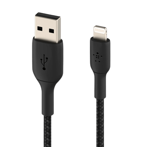 Belkin Boost Charge Lightning Cabo Braided 0,15 Metros Preto