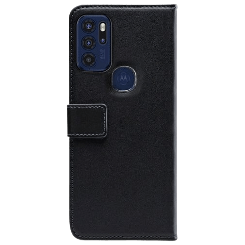 Mobilize Book Case Couro-PU Preto Motorola Moto G60s