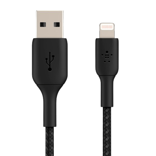 Belkin Boost Charge Lightning Cabo Braided 0,15 Metros Preto